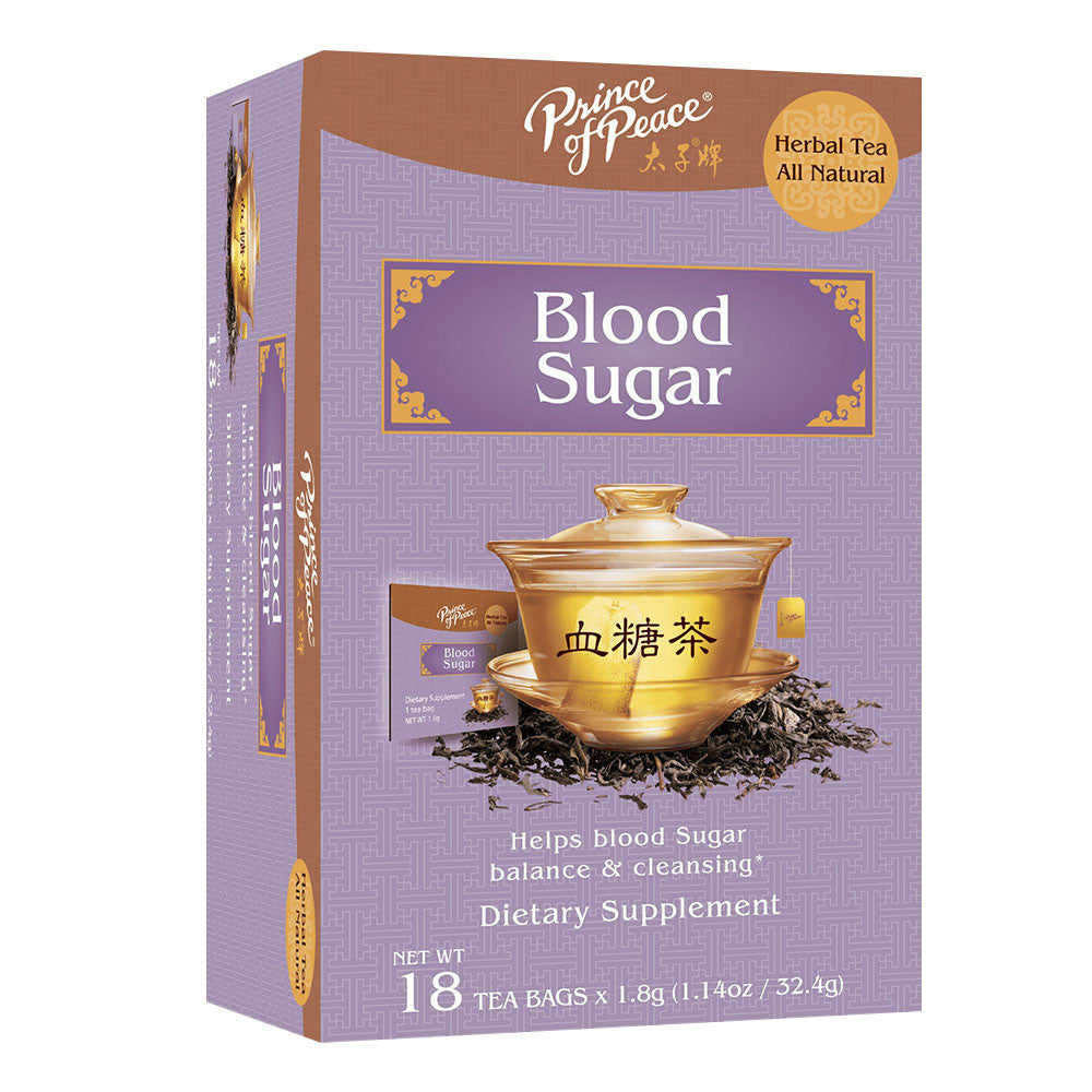 Prince Of Peace all Natural Herbal Tea For Blood Sugar Sachets, 18 Ea